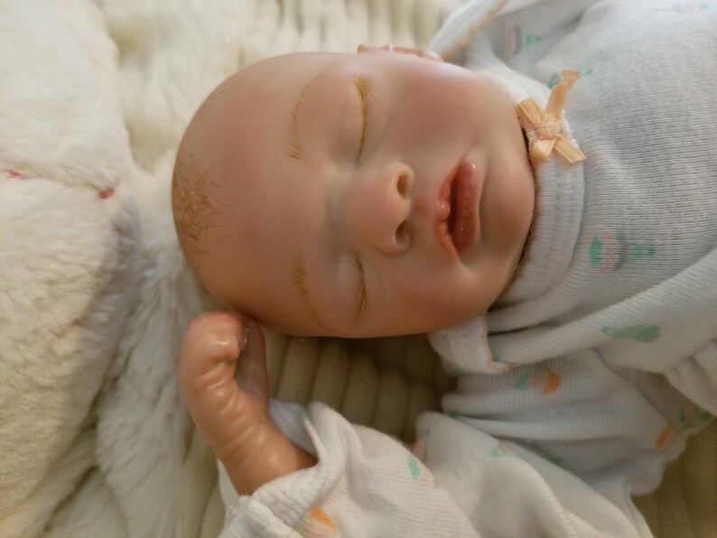 reborn dolls with painted hair