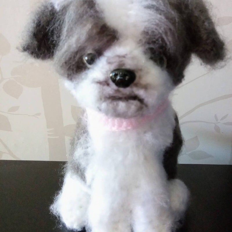 Handmade Felt Dog Shih Tzu main image 0
