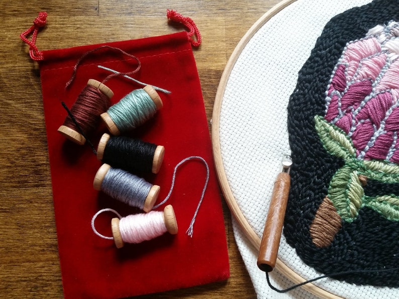 Embroidery wldfo holder cross stitch bobbins punch needle  etsy Embroidery wldfo holder cross stitch bobbins punch needle  etsy