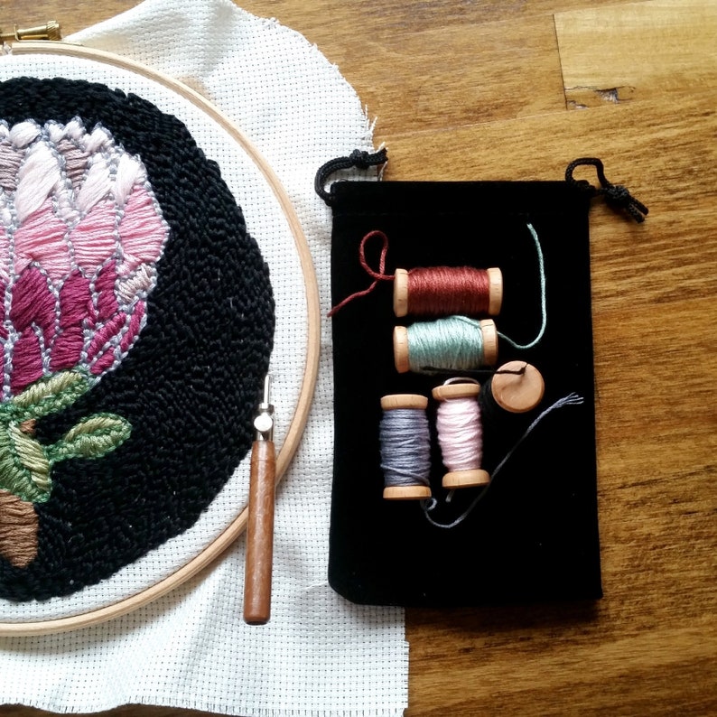 Embroidery Thread Holder Cross Stitch Bobbins Punch Needle Etsy