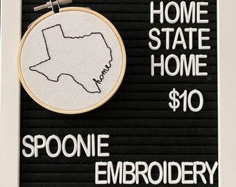 Home State Home Embroidery