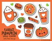 Download Coffee Clipart Kawaii Coffee Clipart Pumpkin Spice Clipart Kawaii Fall Clipart Kawaii Autumn Clipart Macaron Commecrail Use By Cockatoodesign Catch My Party