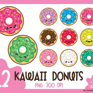 Berliner Clipart, ClipArt Kawaii, Berliner ClipArt, Kawaii Berliner Clipart, Kawaii Berliner ClipArt, Donut Clipart, kommerzielle Nutzung