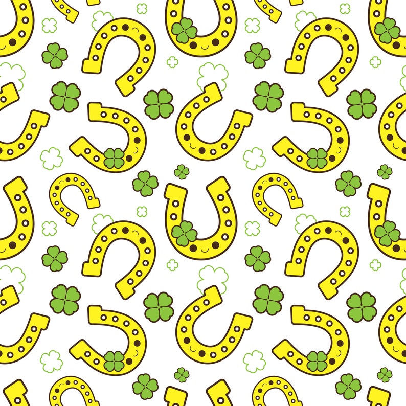 St.Patricks Day clipart, Saint Patricks Day clip art, kawaii leprechaun clipart, St. Patricks Day digital papers, shamrock clip art image 4