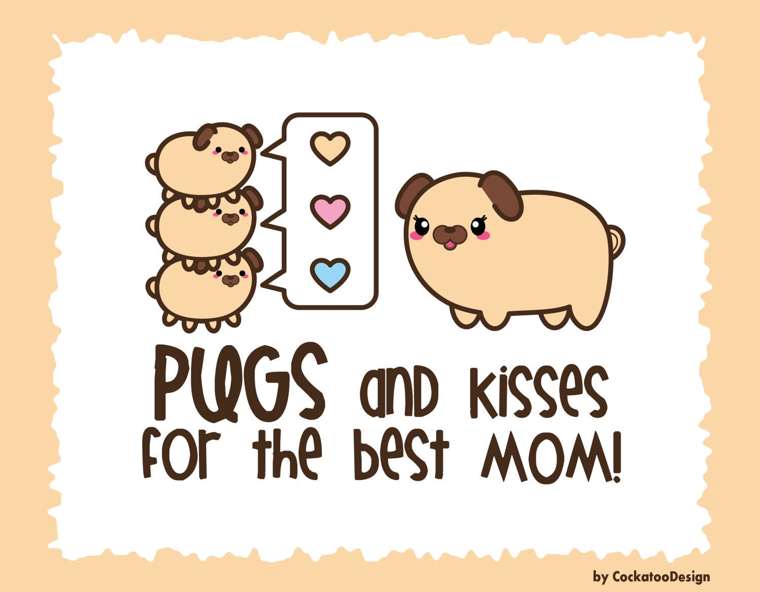 Mother's Day clipart kawaii clipart digital paper Etsy