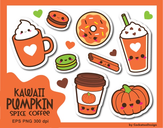 Download Coffee clipart kawaii coffee clipart pumpkin spice clipart ...