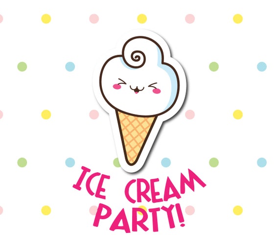 68 Ice Cream Clipart, Ice Cream Cone Clip Art , Ice Cream Graphics ,ice  Cream Scoop Clipart Kawaii Ice Cream Clipart Kawaii Dessert Clip Art 