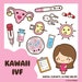 Kawaii Body Organs Clipart, Kawaii Heart Clipart, Kawaii Brain Clipart ...
