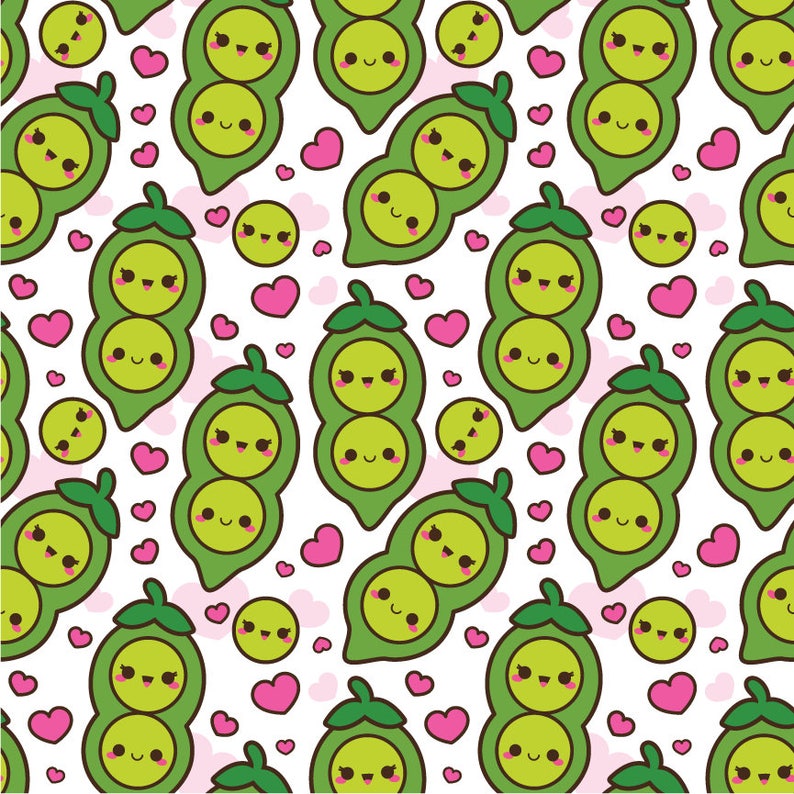 Valentine clipart, kawaii Valentine clipart, Valentine digital papers, vegetarian clip art, kawaii avocado clipart, beans, love clipart, image 3