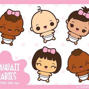 Imágenes prediseñadas kawaii, imágenes prediseñadas de bebé kawaii, imágenes prediseñadas de bebé lindo, imágenes prediseñadas de niña, imágenes prediseñadas de niño, imágenes prediseñadas de bebé, imágenes prediseñadas de bebé asiático, piel oscura