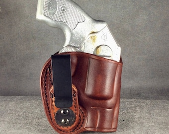 ETW Holsters Kimber K6s IWB, K6s Concealed Holster, Kimber K6s Tuckable Custom Holster, K6s Leather Holster, K6s IWb, Kimber K6s Leather IWB