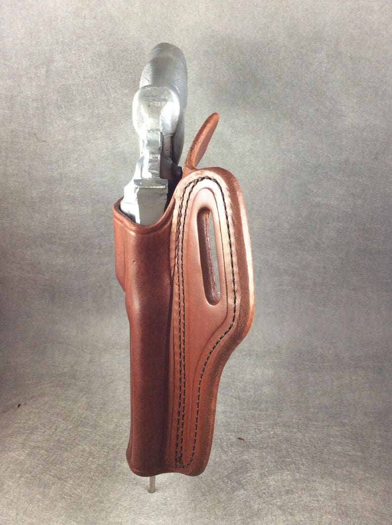 Ruger GP100 OWB Custom Leather Pancake Holster smith & Wesson Etsy