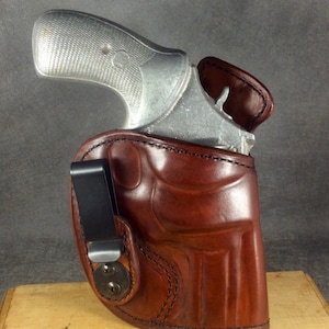ETW Holsters RUGER GP100 IWB, GP100 Concealed Holster, GP100 Tuckable Holster, GP100 Custom Leather Holster