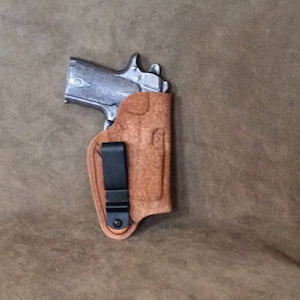 ETW Holsters Kimber Micro 380 IWB (Inside the Waistband) &quot;Rough Out&quot; Leather Holster