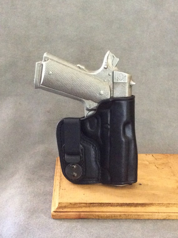 1911 Commander Iwb Concealed Tuckable Custom Leather Holster - Leather 1911 Commander Concealed Carry Holster 1911 Commander Iwb Concealed Tuckable Custom Leather Holster - Leather 1911 Commander Concealed Carry Holster