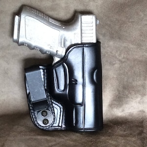 ETW Holsters CZ P10C IWb Funda de cuero personalizada plegable oculta, CZ P10C IWb