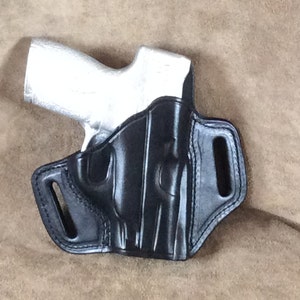 Vernon&#39;s Order Springfield Armory Hellcat OWB Pancake Custom Leather Holster w/Thumb break