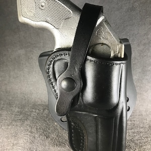 ETW Holsters Ruger SP101 OWB Custom Leather Blade-Tech Paddle Holster, SP101 Paddle Holster, SP101 OWB holster,  Ruger SP101 Paddle Holster