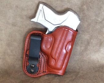 ETW Holsters Ruger LCP 2 IWB Concealed Tuckable Custom Leather Holster