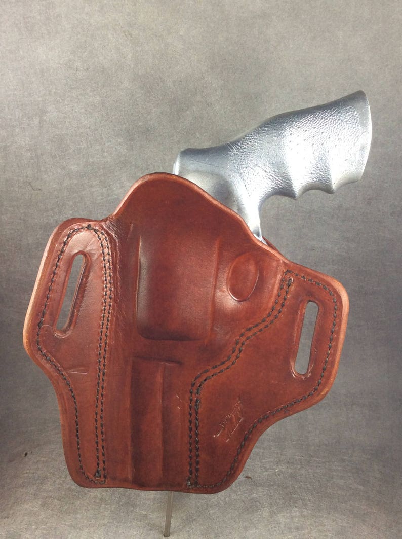 Ruger GP100 OWB Custom Leather Pancake Holster smith & Wesson Etsy