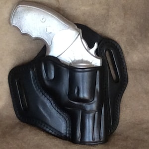 ETW Holsters OWB Smith & Wesson N Frame custom Leather Pancake Holster, OWB N Frame, Owb holster N Frame