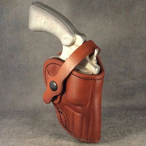 ETW Holsters Ruger SP101 OWB, SP101 Two Position, Ruger SP101 Crossdraw Holster, SP101 Custom Leather Holster, SP101 OWB Crossdraw Holster