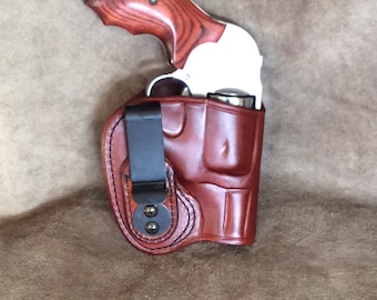 ETW Holsters Smith & Wesson J Frame IWB Verdecktes Tuckable Benutzerdefiniertes Lederholster