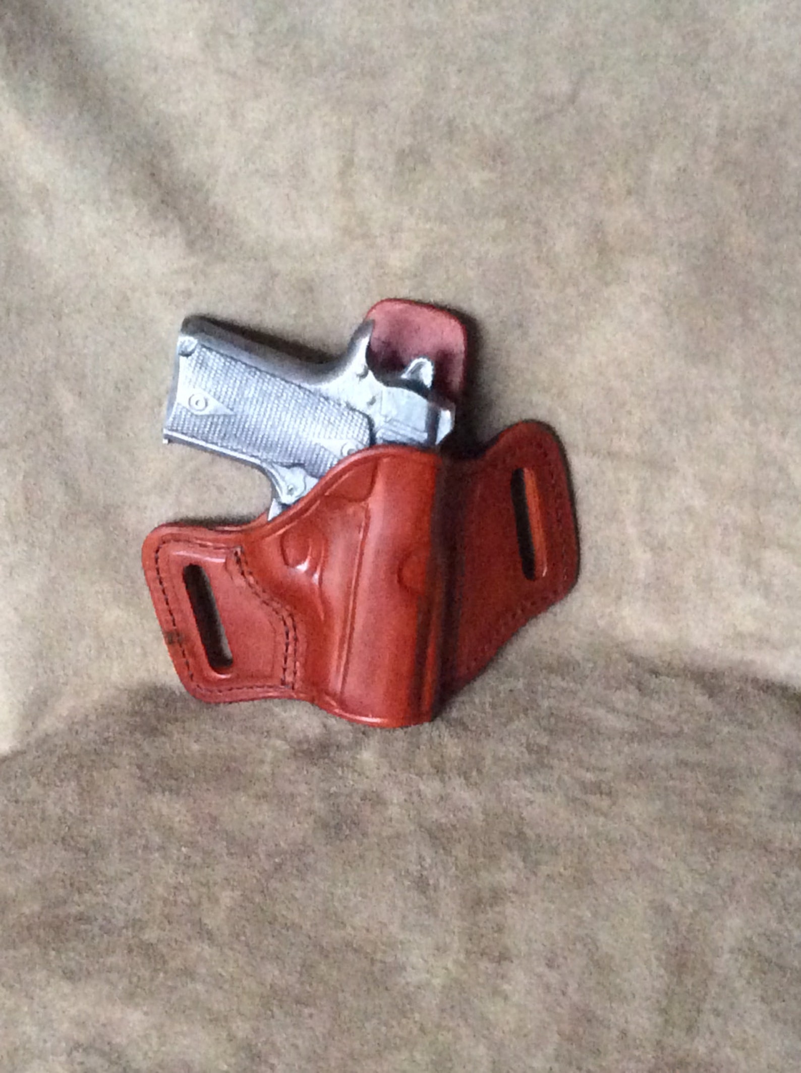 Kimber Micro 9 OWB Pancake TSP Leather Gun Holster Etsy