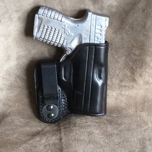 ETW Holsters Kimber R7 Mako IWB, R7 IWB holster, Kimber Mako R7 IWb, R7 Iwb, Kimber R7 Concealed Tuckable Leather Holster, R7 Mako Leather