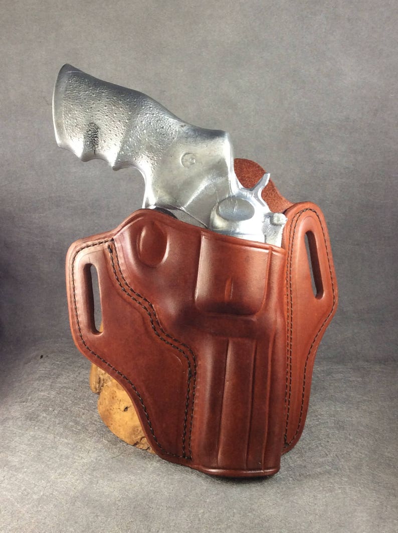 ETW Holsters Ruger GP100 OWB Custom Leather Pancake Holster Etsy