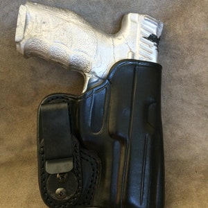 ETW Holsters H&K 45C IWB Concealed Tuckable Custom Leather Holster, HK45 Compact Concealed leather holster