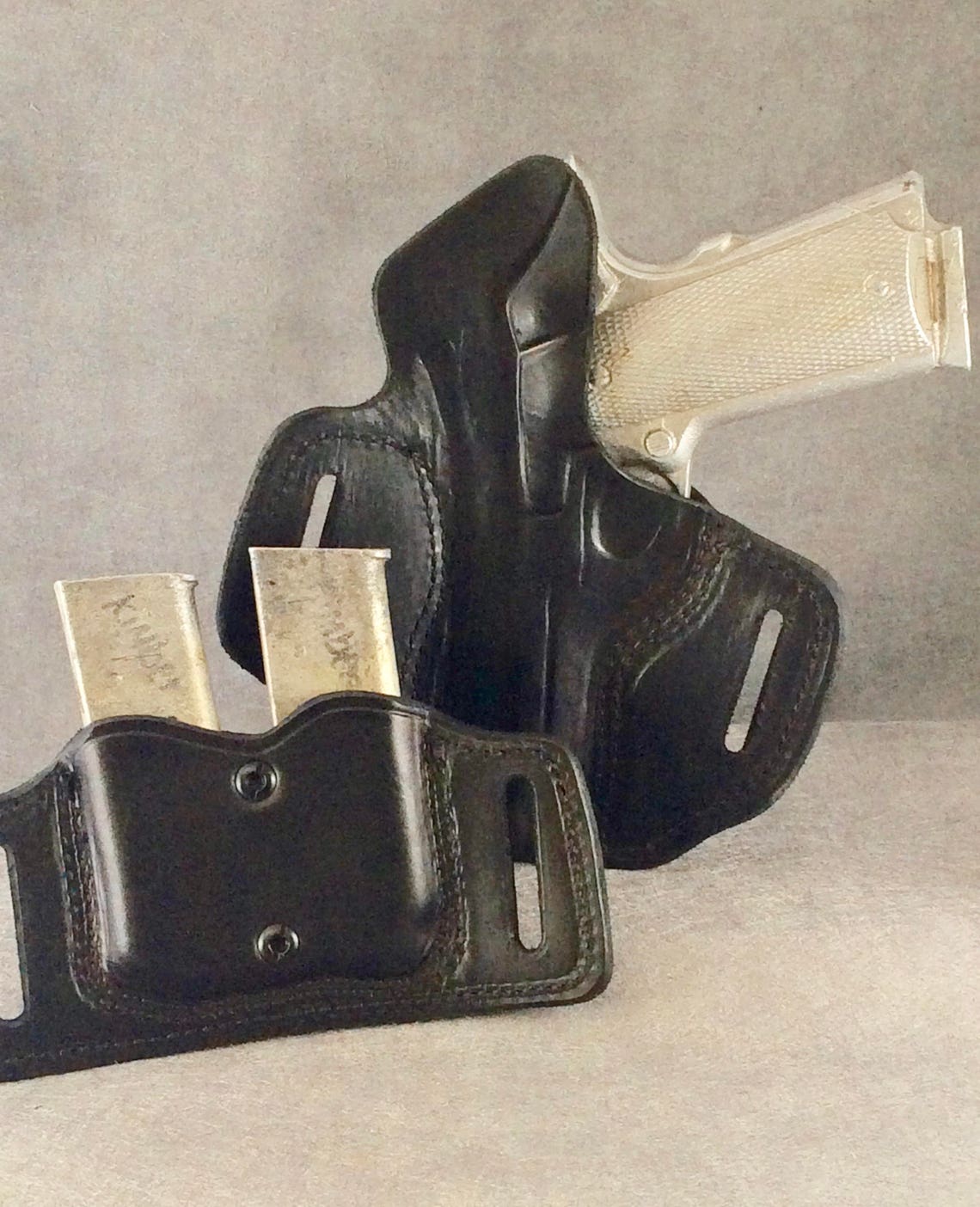 ETW Holsters 1911 Commander OWB Pancake Leather Holster Etsy