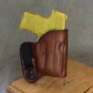 ETW Holsters Sig Sauer P365 IWB, Sig 365 Concealed, Sig Sauer 365 Tuckable, Sig Custom, 365 Leather Holster, Sig P365 IWB