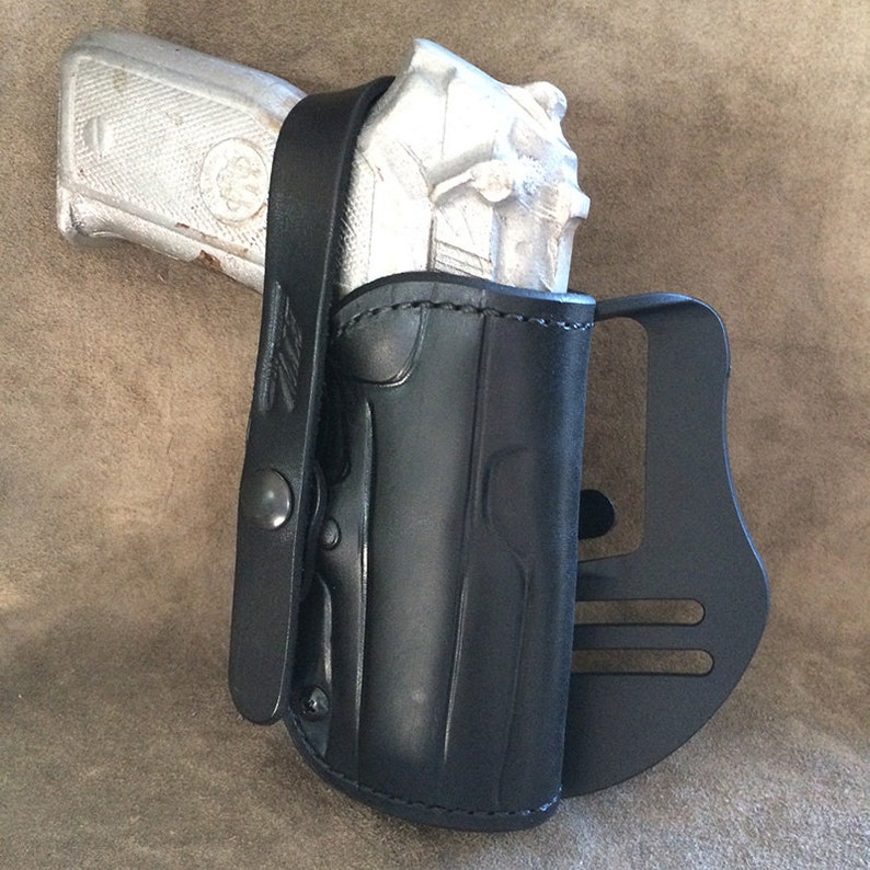 Ruger American 9mm OWB Leather Paddle Holster Etsy