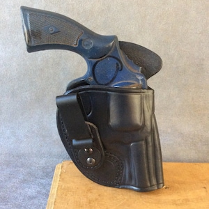 Colt Detective IWB カスタム レザー ホルスター、EDC Colt Detective レザー ホルスター、Colt Detective EDC IWb