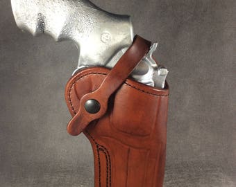 ETW Holsters Ruger GP100 OWB Two Position/ Crossdraw Custom Leather Holster 3" or 4.2"