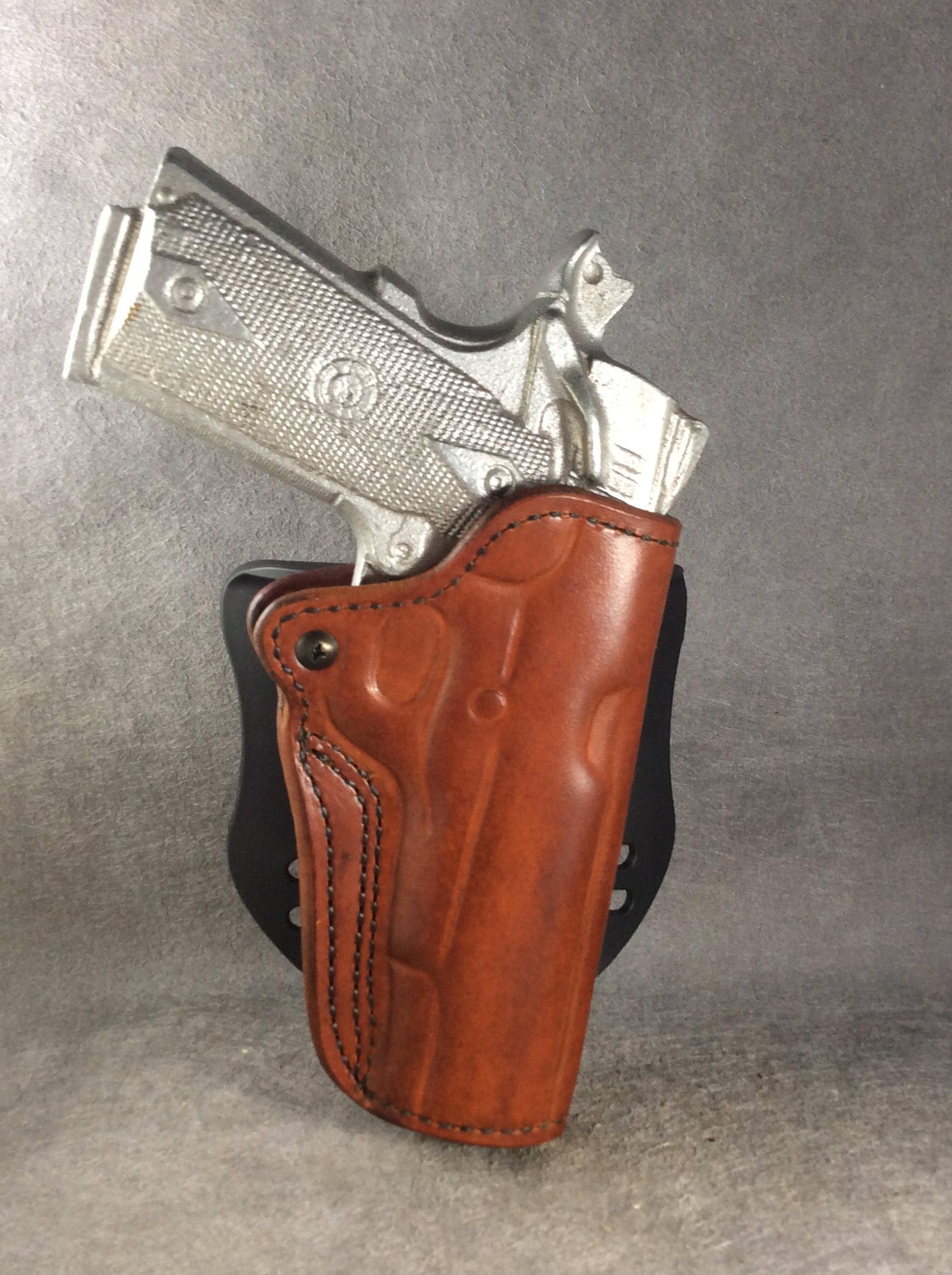 OWB Paddle Holster For 1911 Commander 4.25" (No Rail) - Kydex, Adjustable Retention