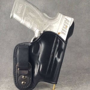 ETW Holsters Smith & Wesson MP Shield Plus IWB Concealed Leather Holster w/Sweat Shield