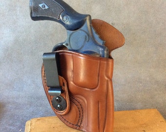 Shop :: Completed Gear :: Leather Gear :: Cardini Leather - OWB Leather  Holster for S&W J Frame, for Ruger LCR and SP101, and Other 38 Special Snub  Nose Revolvers up to 2.25 Barrel