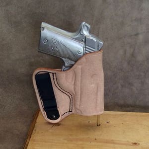 ETW Holsters Sig Sauer P938 IWB (Inside the Waistband) &quot;Rough Out&quot; Leather Holster