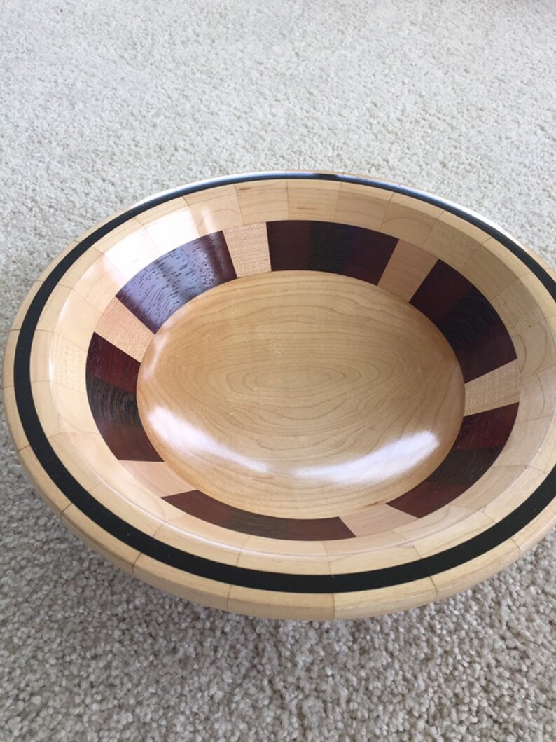 Segmented Wood Bowl Etsy