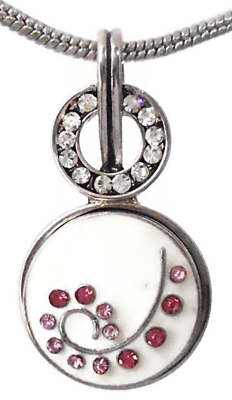 Snap button jewelry,Pink Curl Crystal,snap charm,fits on Ginger snaps jewelry,magnolia and vine snaps,18mm,snap jewelry,good beads snaps,