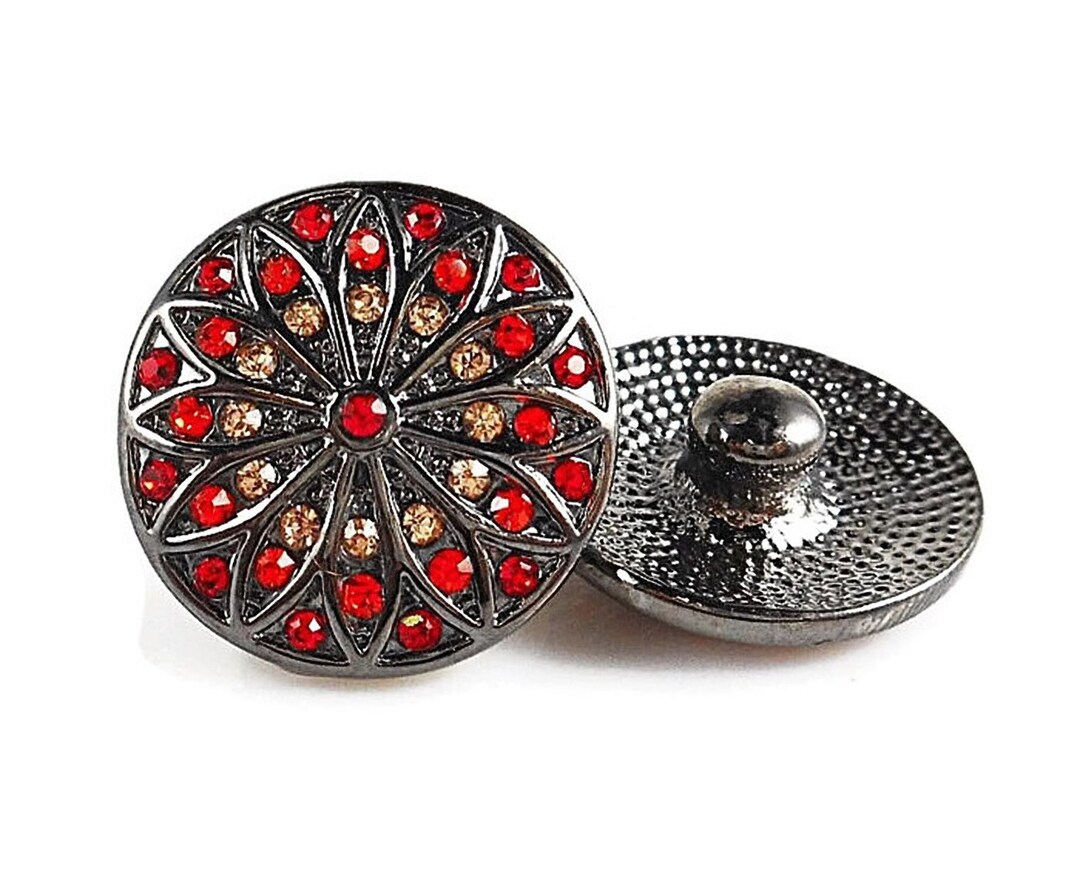 Red Snap Button Jewelry,red Snap Charms,red Snap Jewelry,fits 18-20 ...