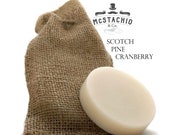 Scotch Pine Cranberry Shave, Shower and Shampoo Soap - 4oz puck