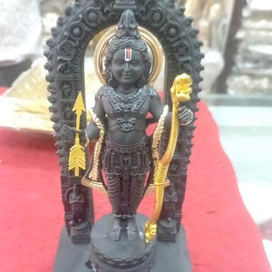 Ram lala, sculpture 3D Shri Ram Lalla Murti Ayodhya, idole Ram Lalla, divin Ayodhya Ram Lalla Murti pour temple de la maison, statue Lord Ram image 1
