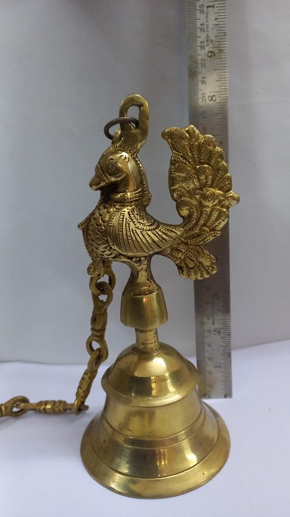 925 Sterling Silver Bell for Pooja / Mandir / Silver Ghanti 