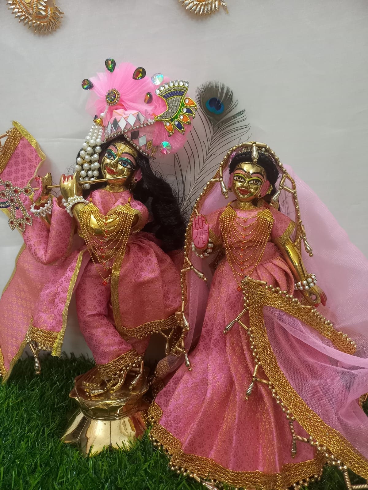 Baby krishna shop jewellery set