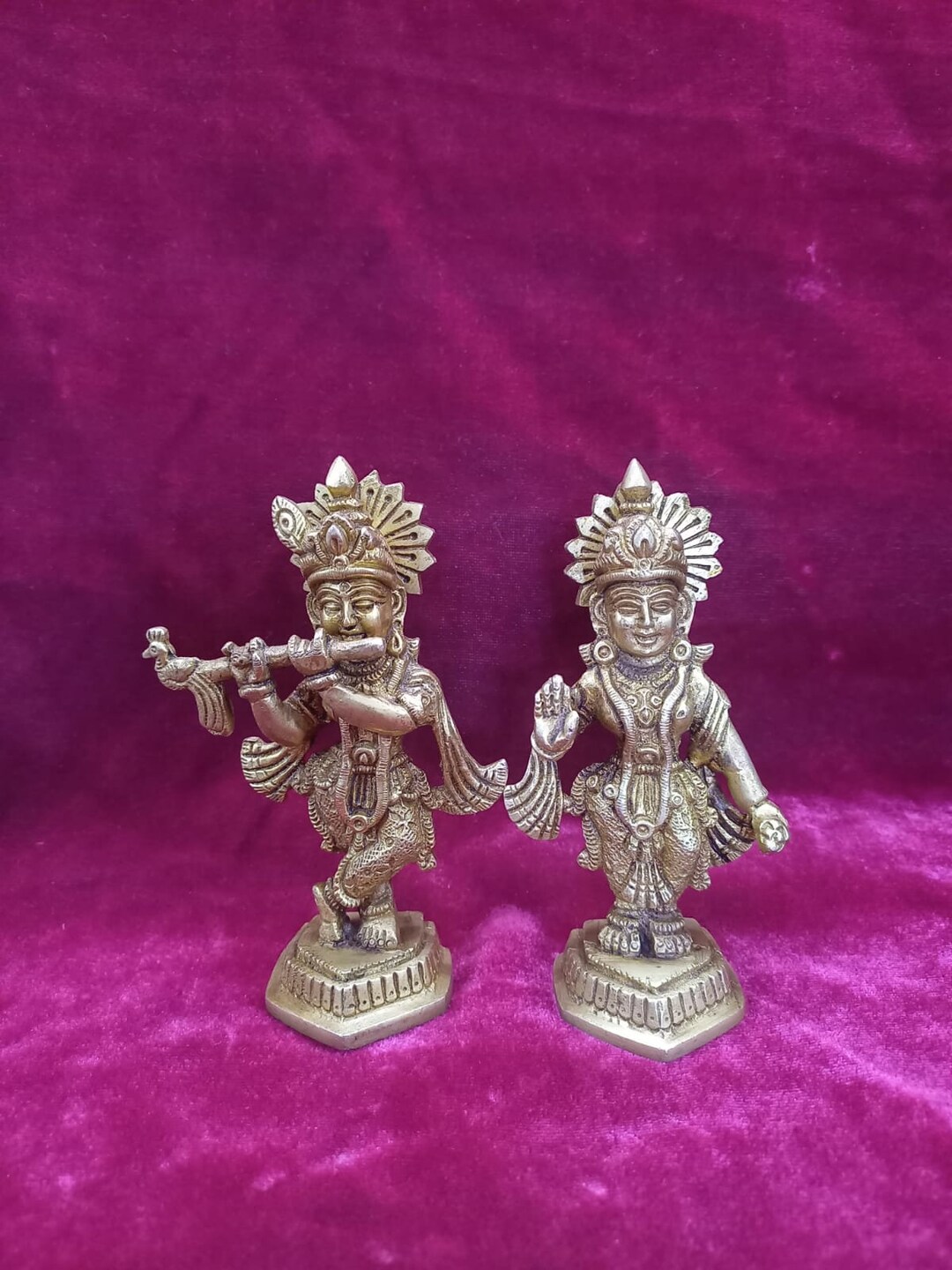 Radha Krishna Statue Couple Statue God of Lovers Anniversary Gift