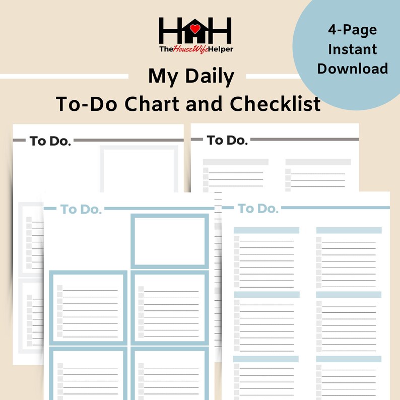 Toward-Do Chart and Record // Day-to-day Planner Printables // Planner Inserts // Efficiency Planner // Every day Undertaking Record // Shade and Impartial photograph about Productivity Planner Templates titled Toward-Do Chart and List // Everyday Planner Printables // Planner Inserts // Efficiency Planner // Each day Process Listing // Coloration and Impartial
