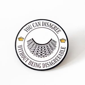 Notorious RBG enamel pin